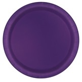 Talíře papírové fialové 8 ks 17,5 cm 